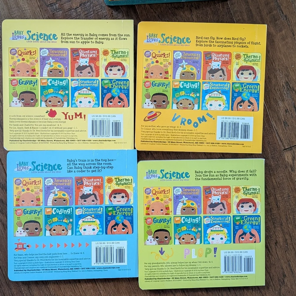 Baby Loves Science 4 Book Box Set